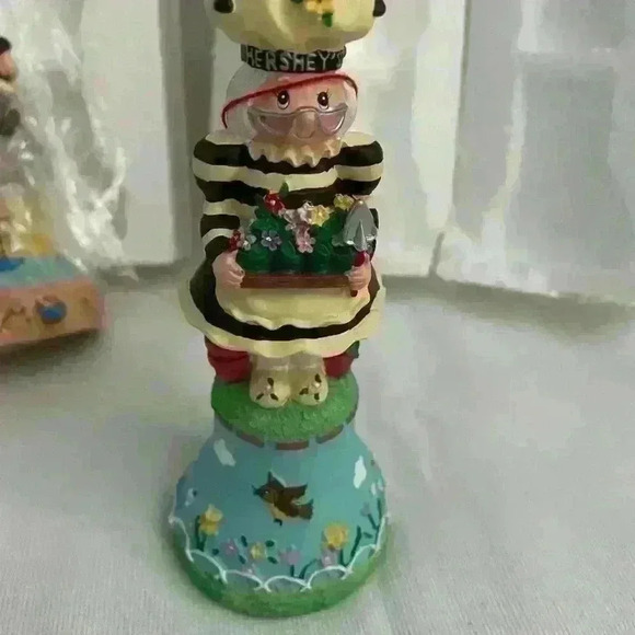 Vintage 2000 Hersheys Chocolate Collectible Kurt Adler Figurines Bell Lot of 3 - Picture 7 of 10